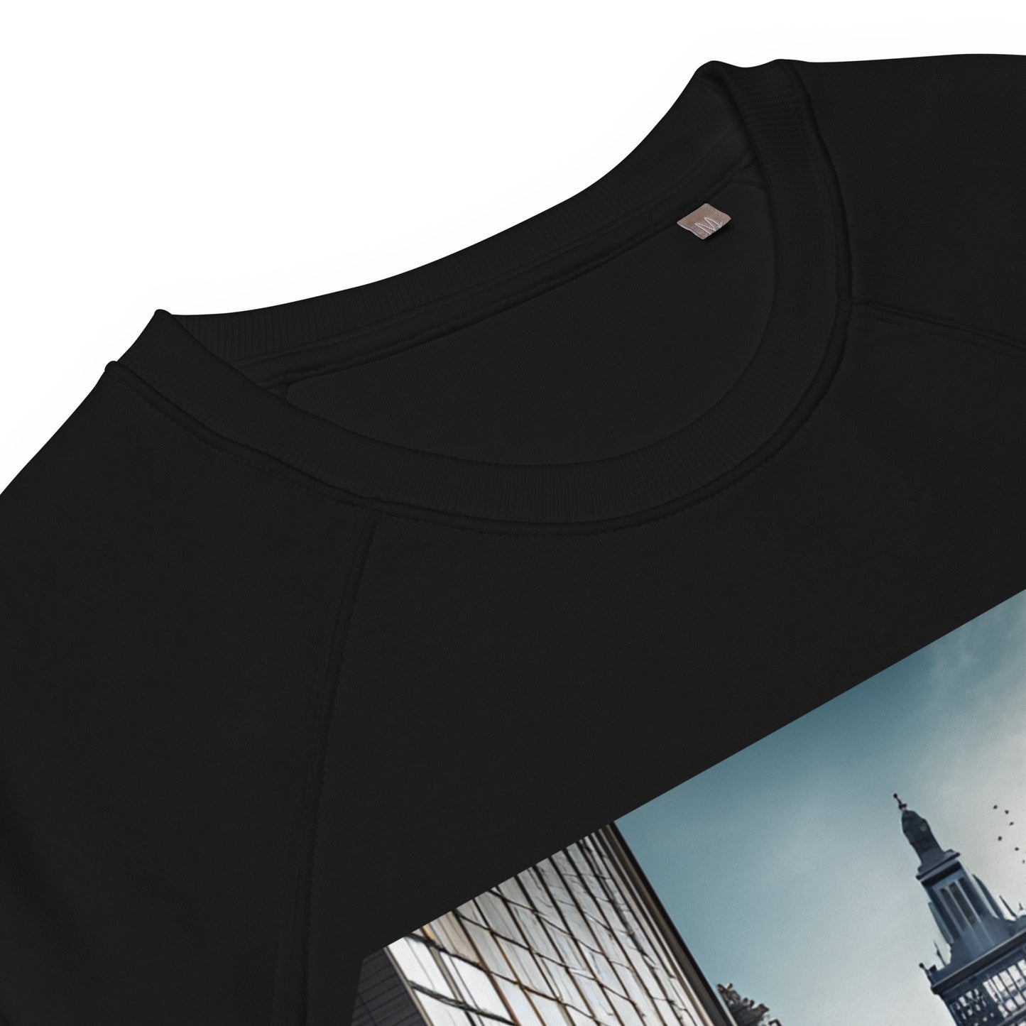 Eco-Friendly Unisex Raglan Sweatshirt: Street Style Meets Comfort