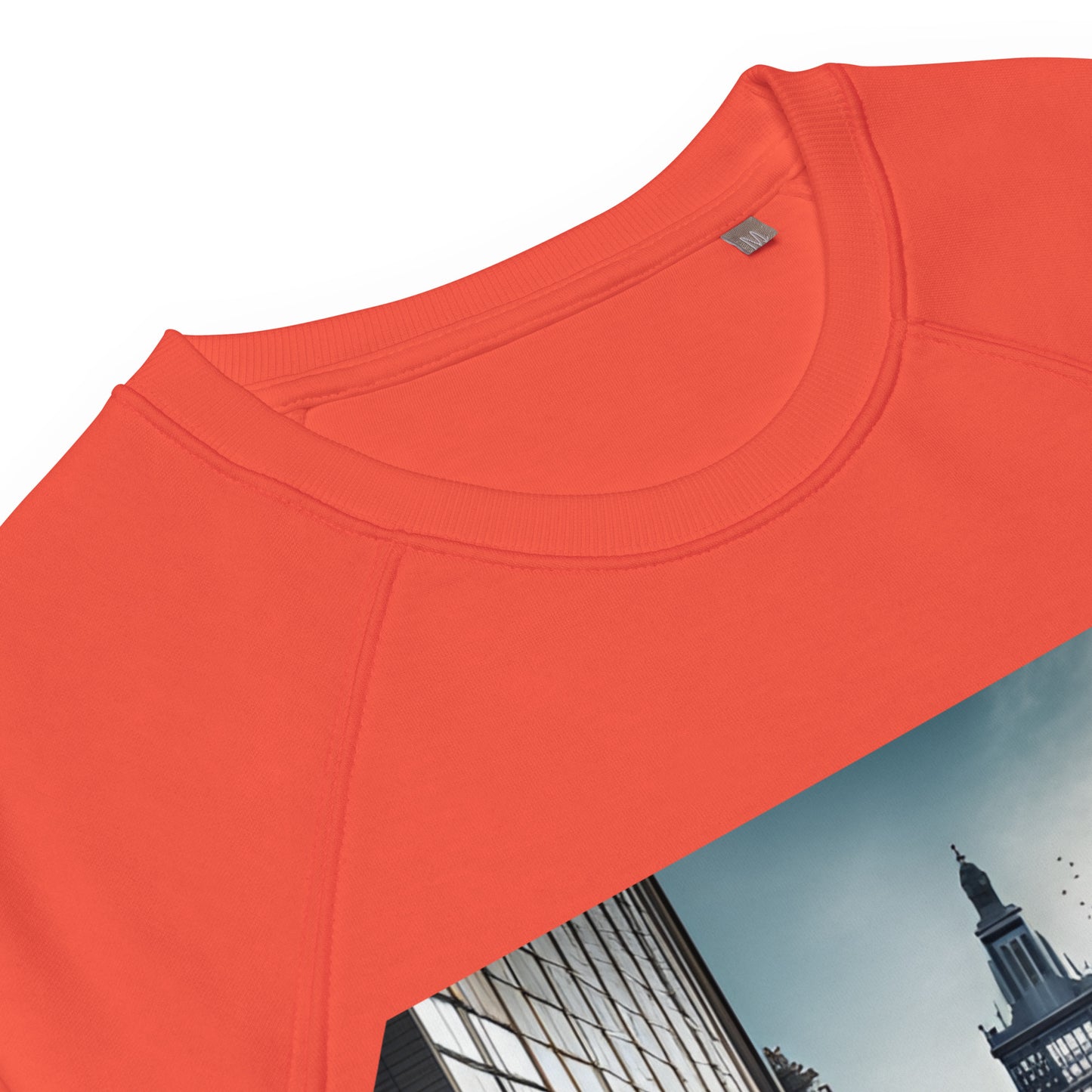 Eco-Friendly Unisex Raglan Sweatshirt: Street Style Meets Comfort