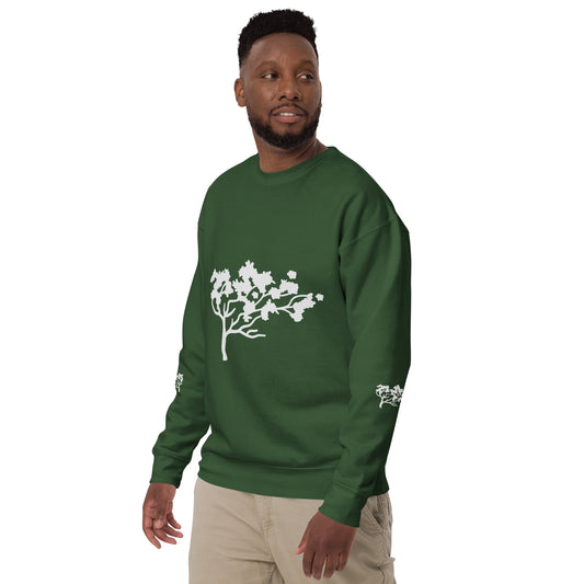Eco-Friendly Tree Illustration Unisex Sweatshirt