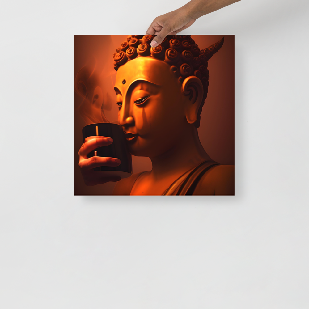 Harmony and Tranquility with our Coffee Shop Poster | Thick Matte Paper Artwork