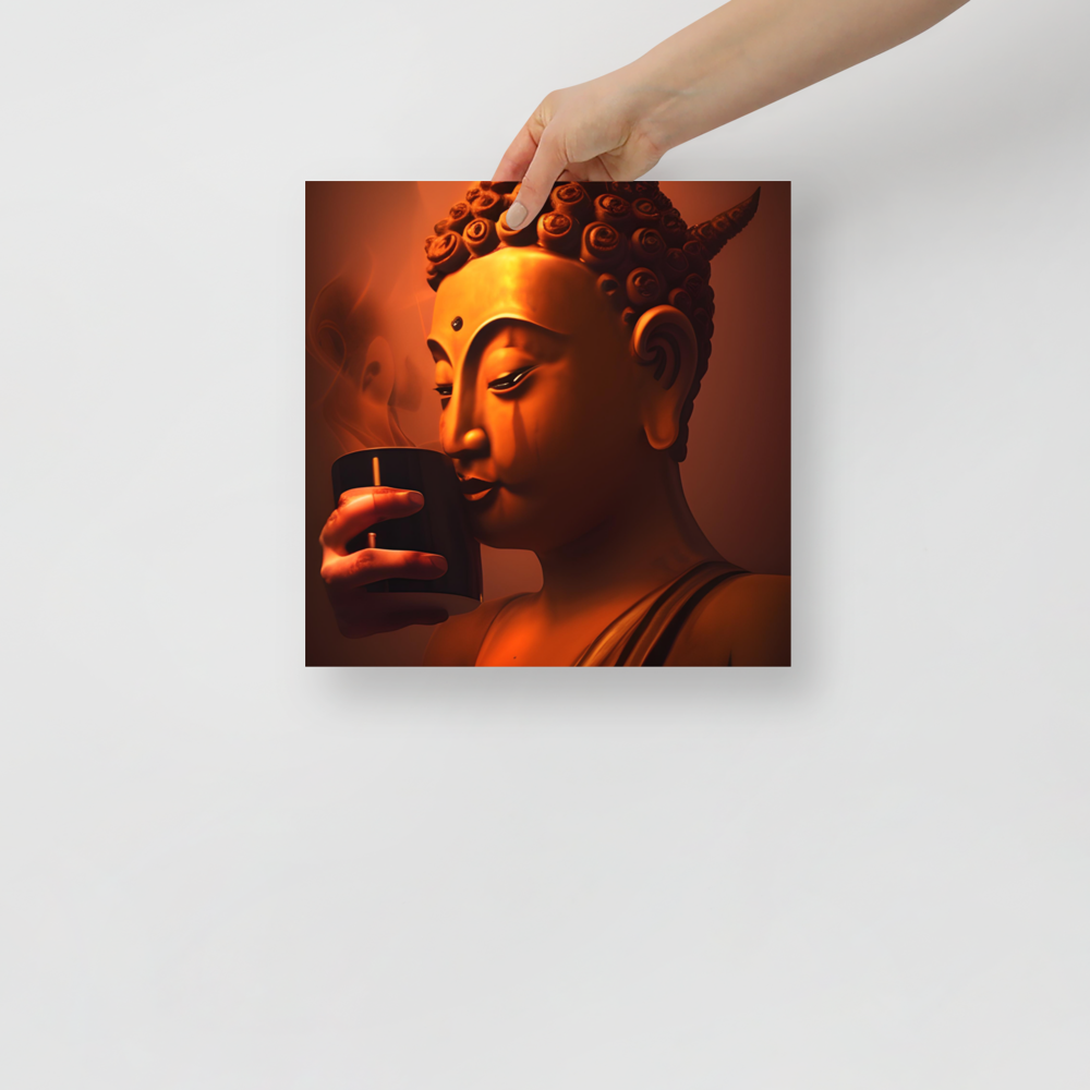 Harmony and Tranquility with our Coffee Shop Poster | Thick Matte Paper Artwork