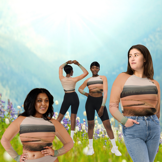 Eco-Friendly Peach Fuzz Crop Top