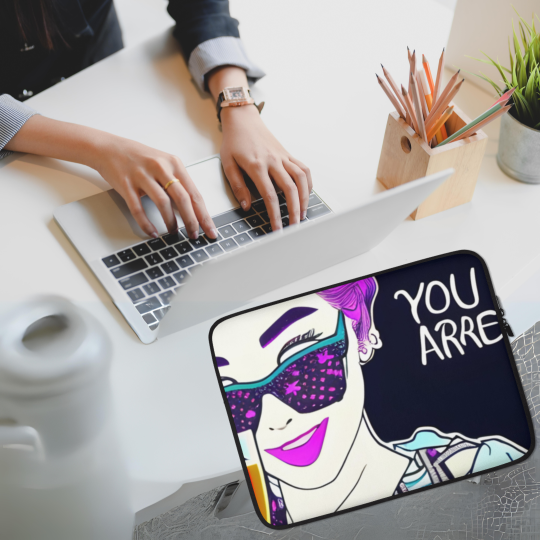 Empowered Woman Laptop Sleeve - Embrace Your Strength with Style!