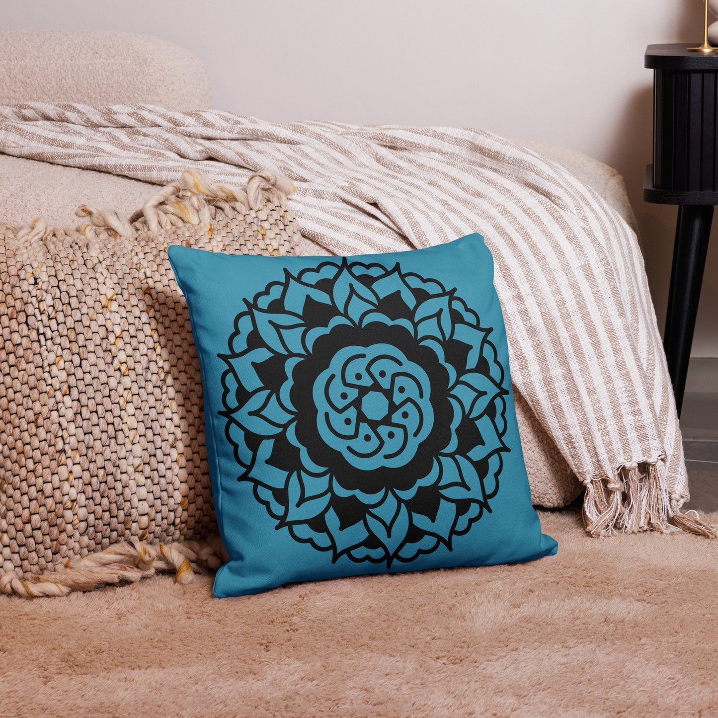 Luxury & Comfort Combined: Dive into Delight with our Mandala Pillow