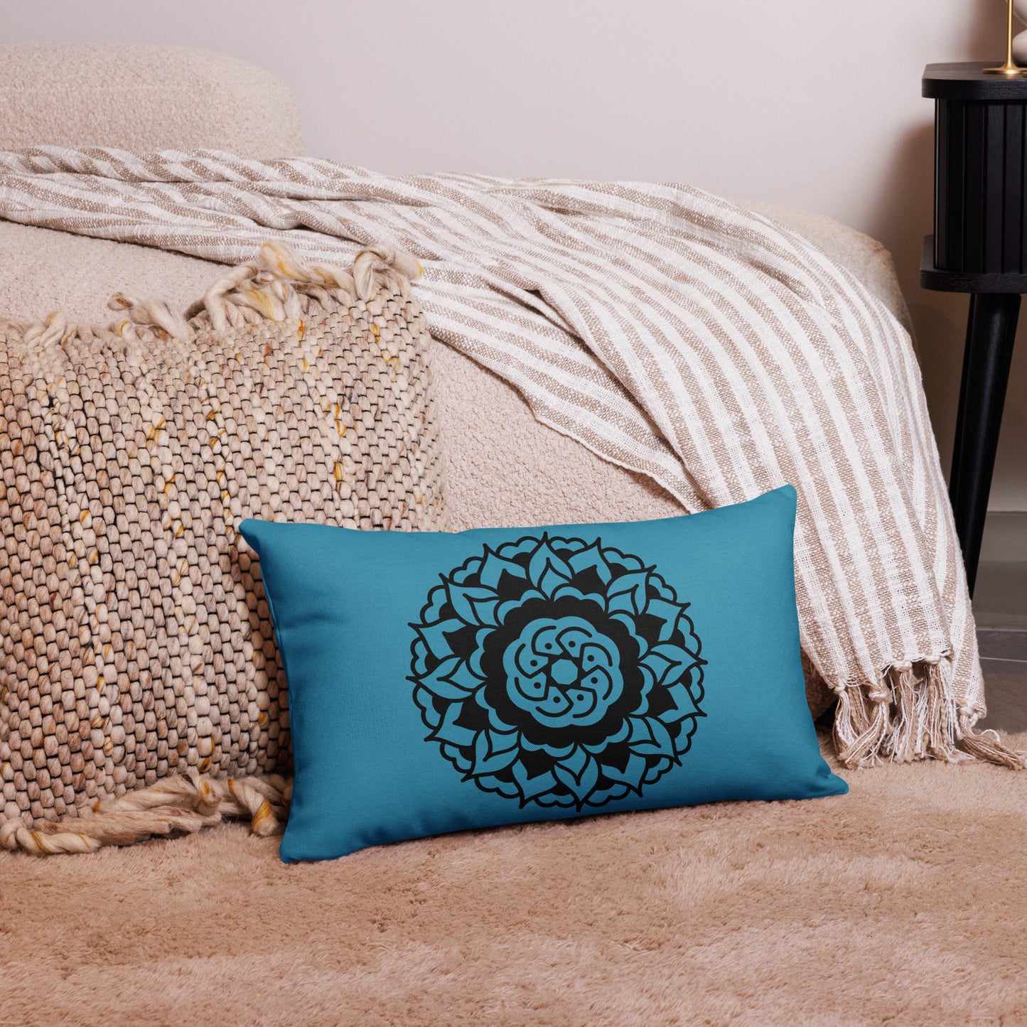 Luxury & Comfort Combined: Dive into Delight with our Mandala Pillow