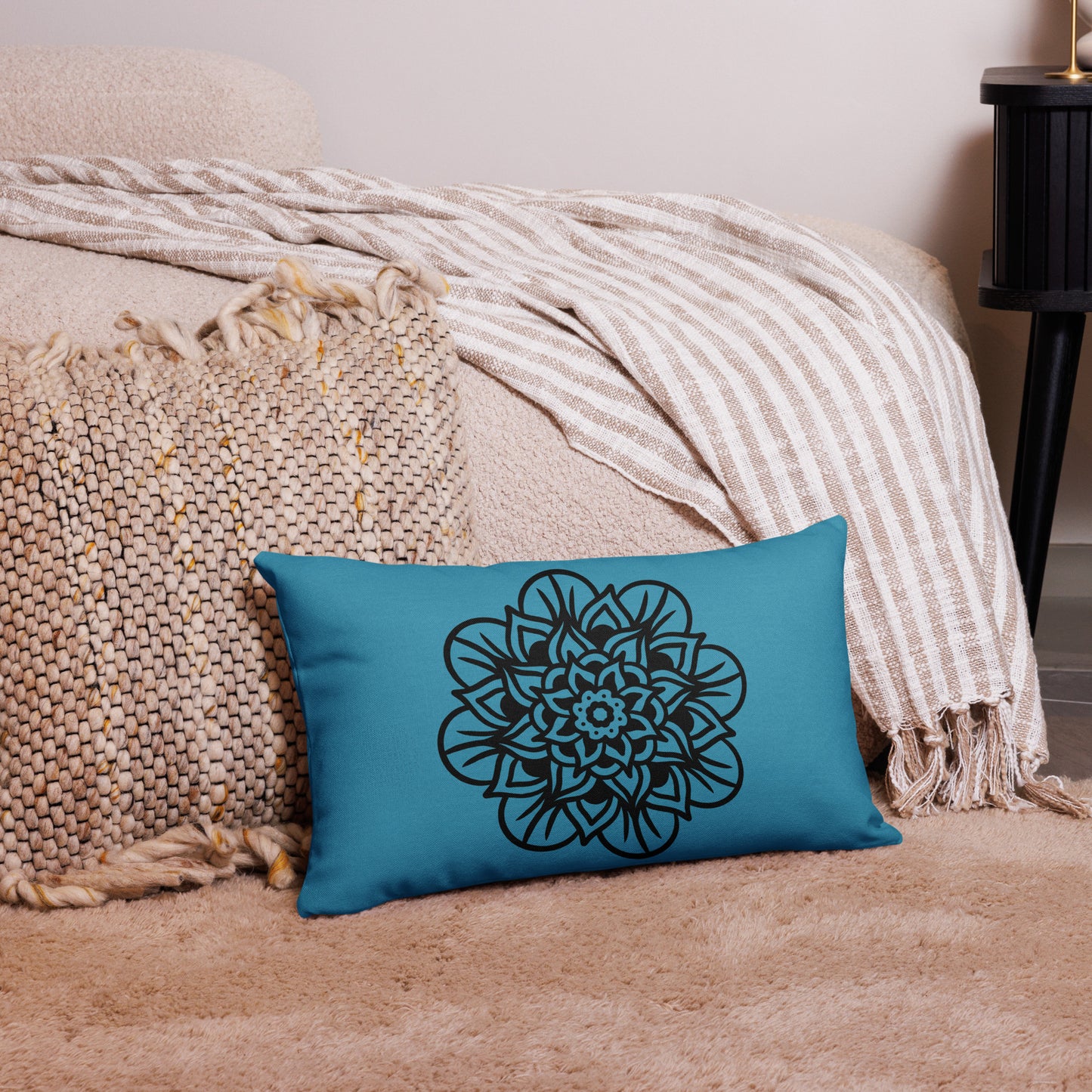 Luxury & Comfort Combined: Dive into Delight with our Mandala Pillow