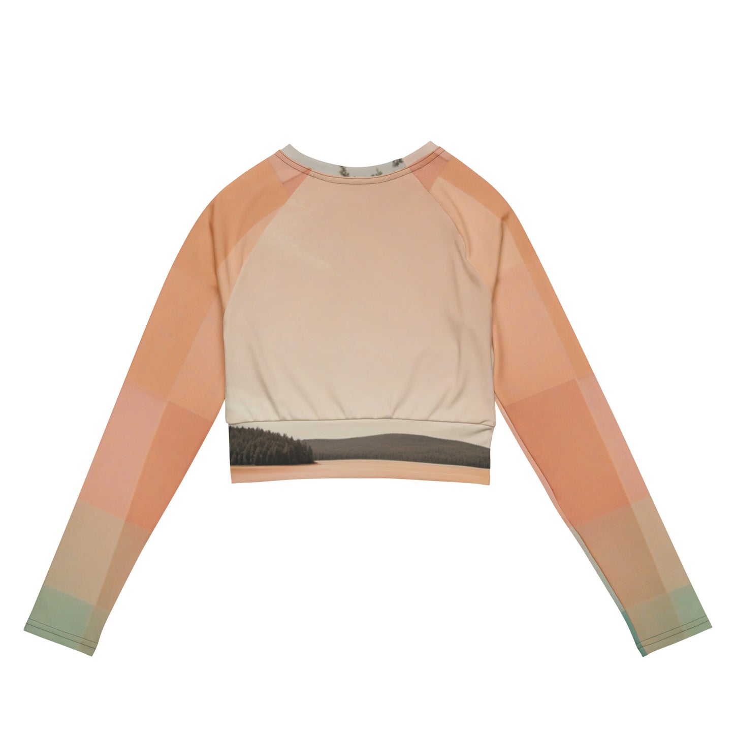 Eco-Friendly Peach Fuzz Crop Top