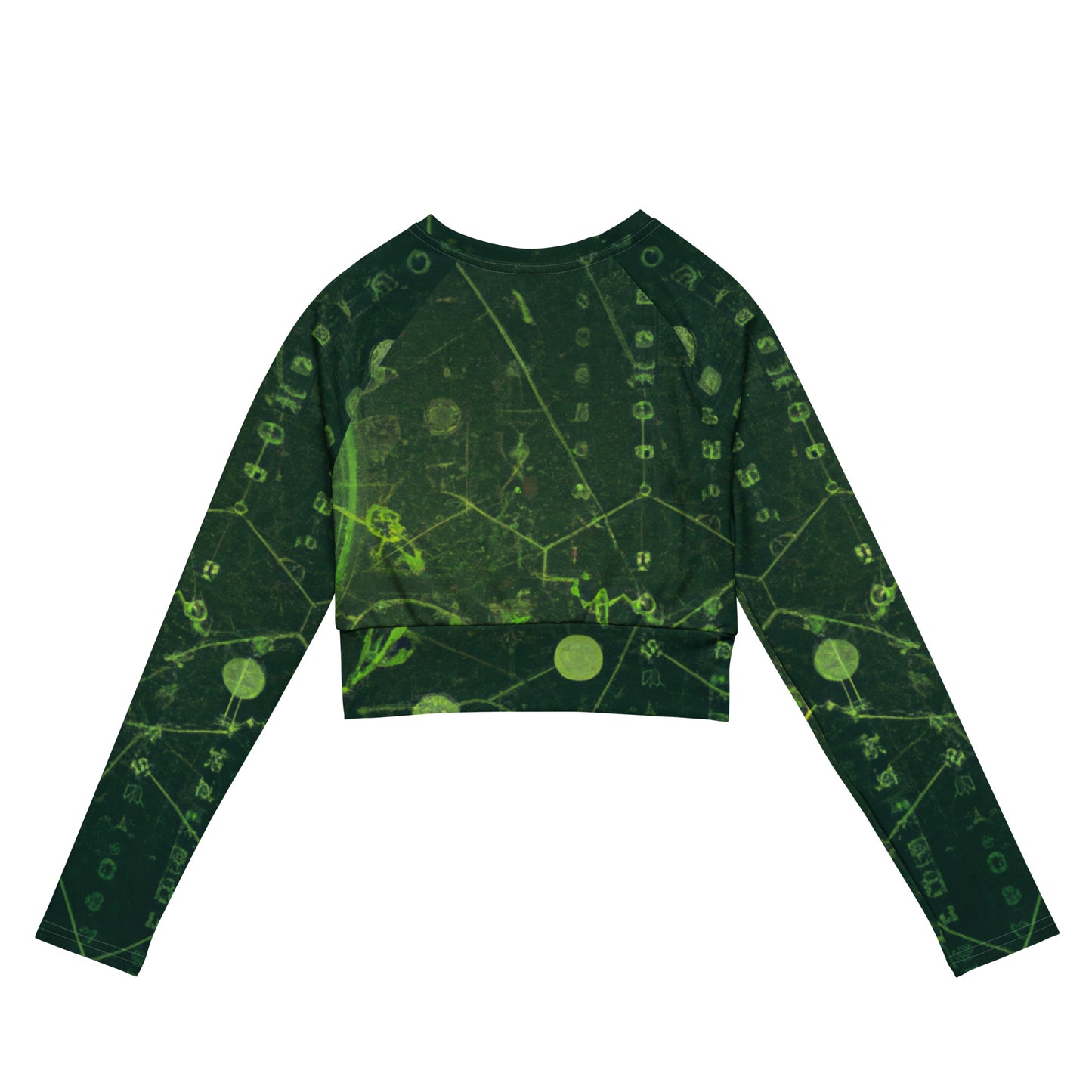 Eco-Friendly Dark Green Crop Top