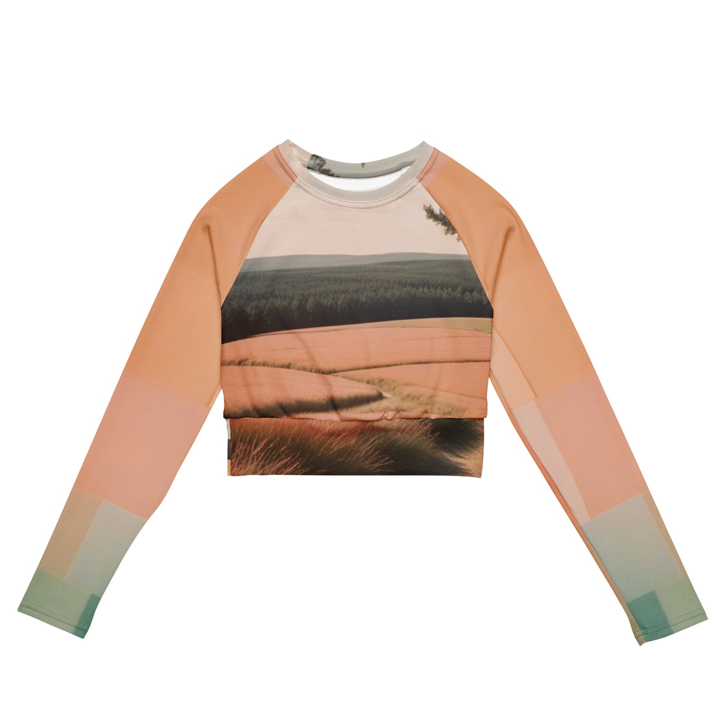 Eco-Friendly Peach Fuzz Crop Top