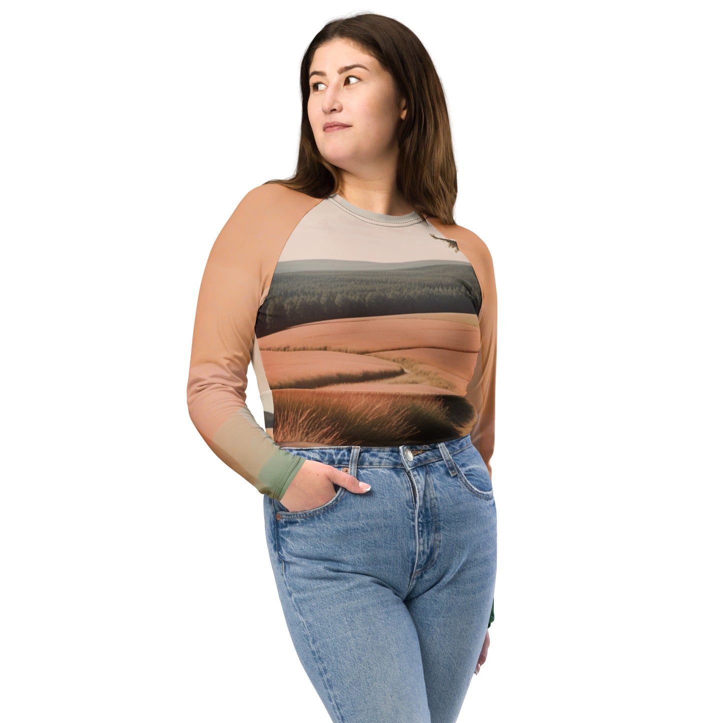 Eco-Friendly Peach Fuzz Crop Top