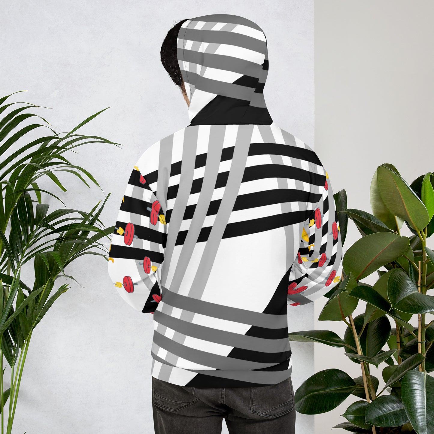 Express Your Style: Geometric Unisex Hoodie