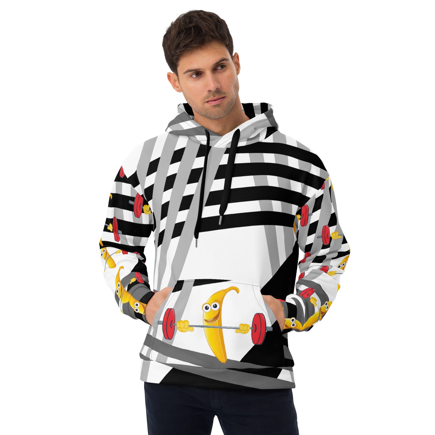 Express Your Style: Geometric Unisex Hoodie