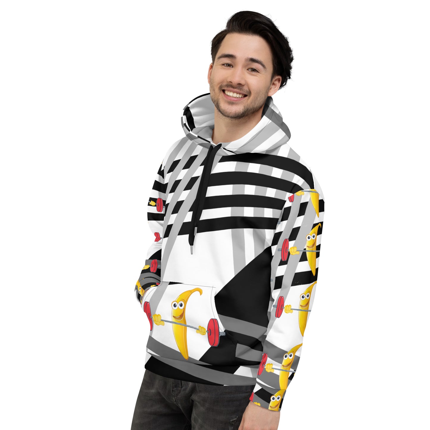 Express Your Style: Geometric Unisex Hoodie