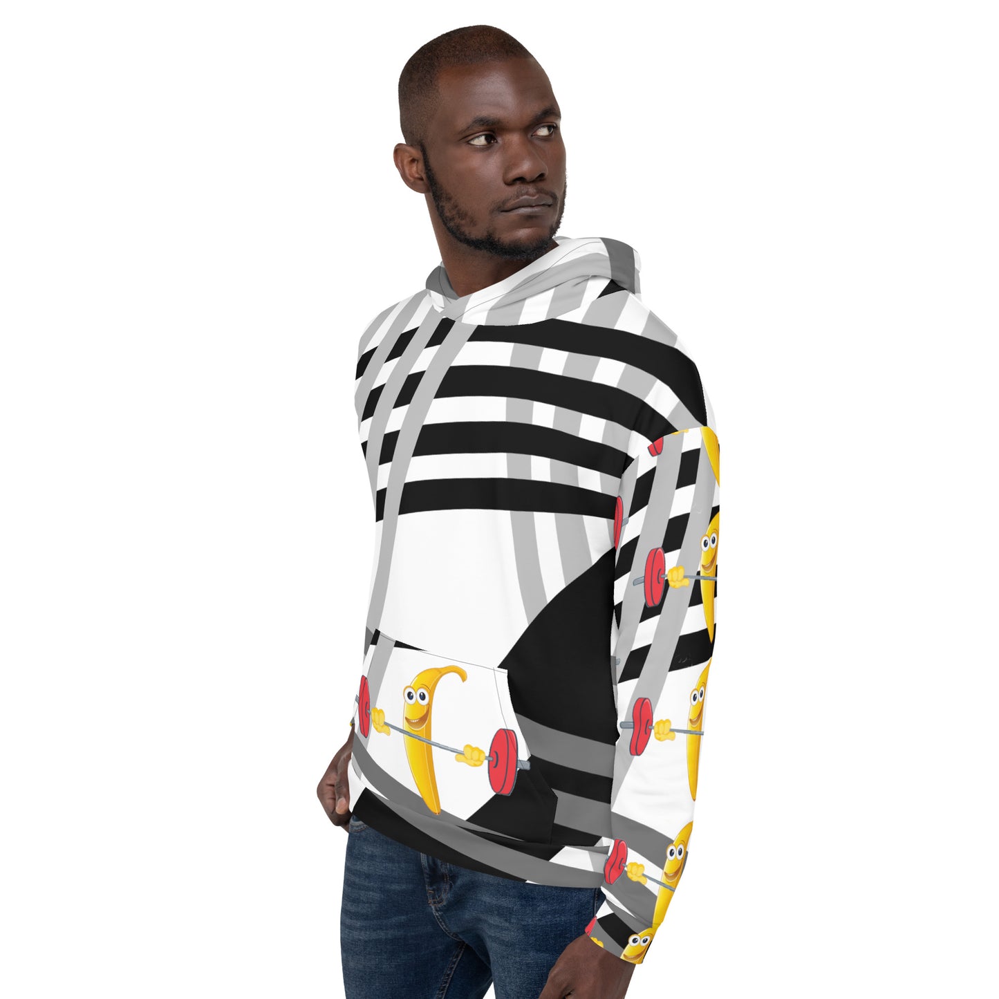 Express Your Style: Geometric Unisex Hoodie