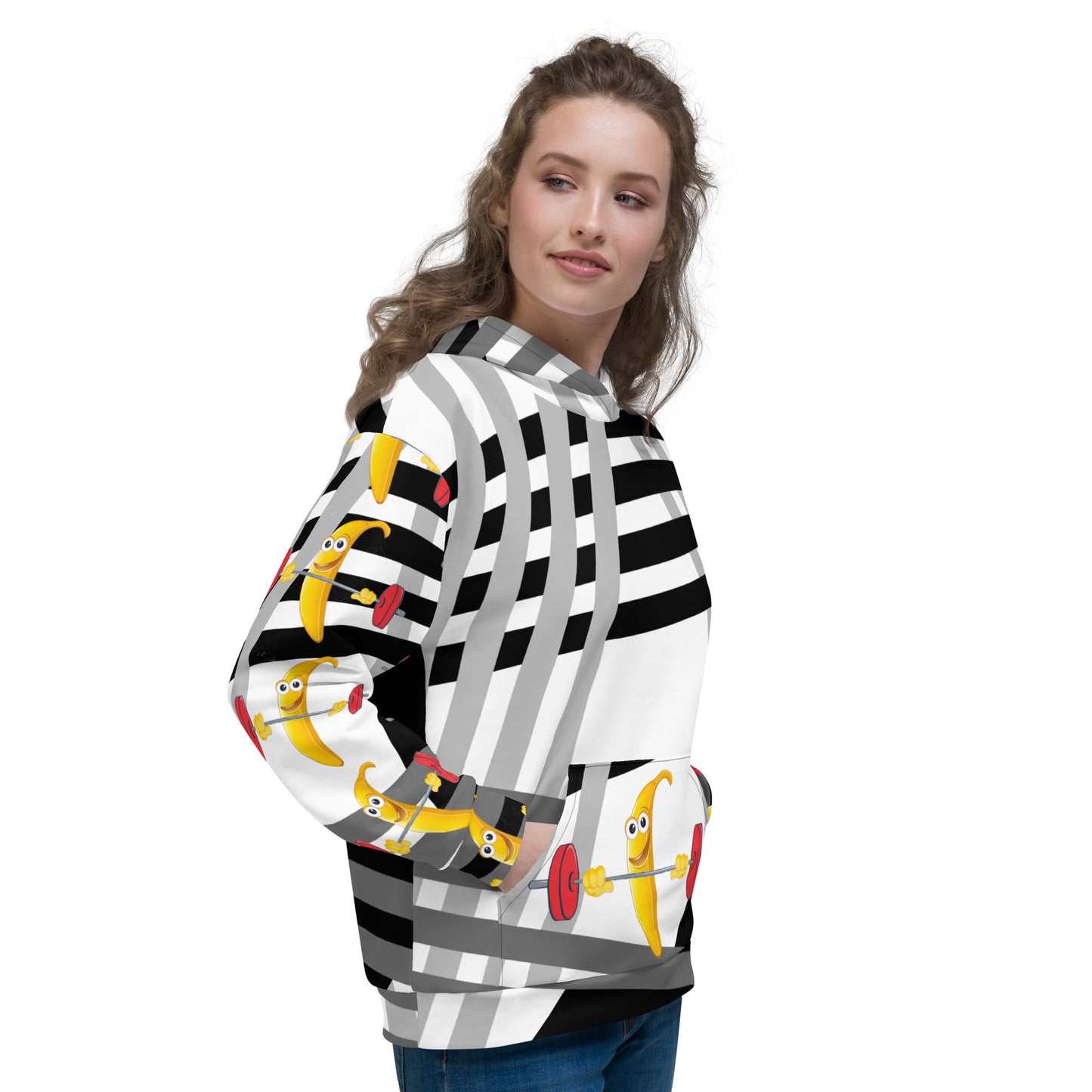 Express Your Style: Geometric Unisex Hoodie