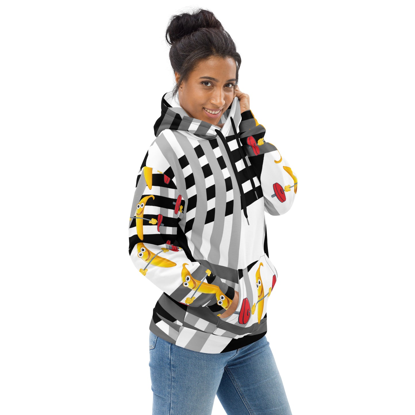 Express Your Style: Geometric Unisex Hoodie