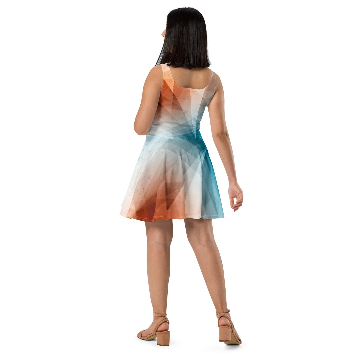 Express Yourself with our Abstract Skater Dress