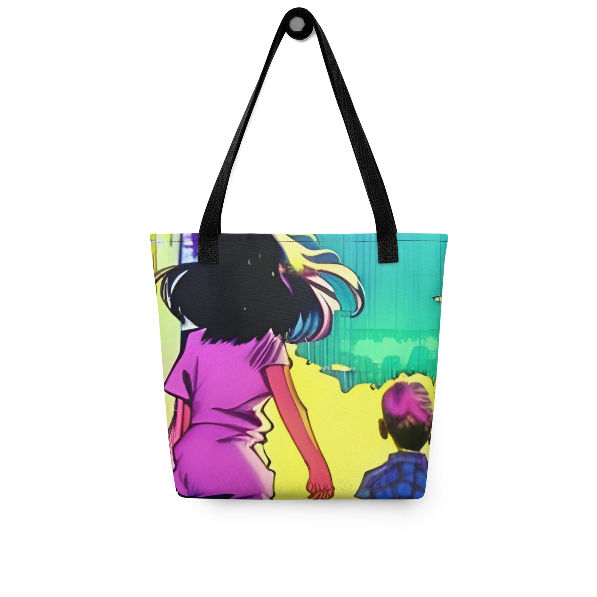 colorful tote bag