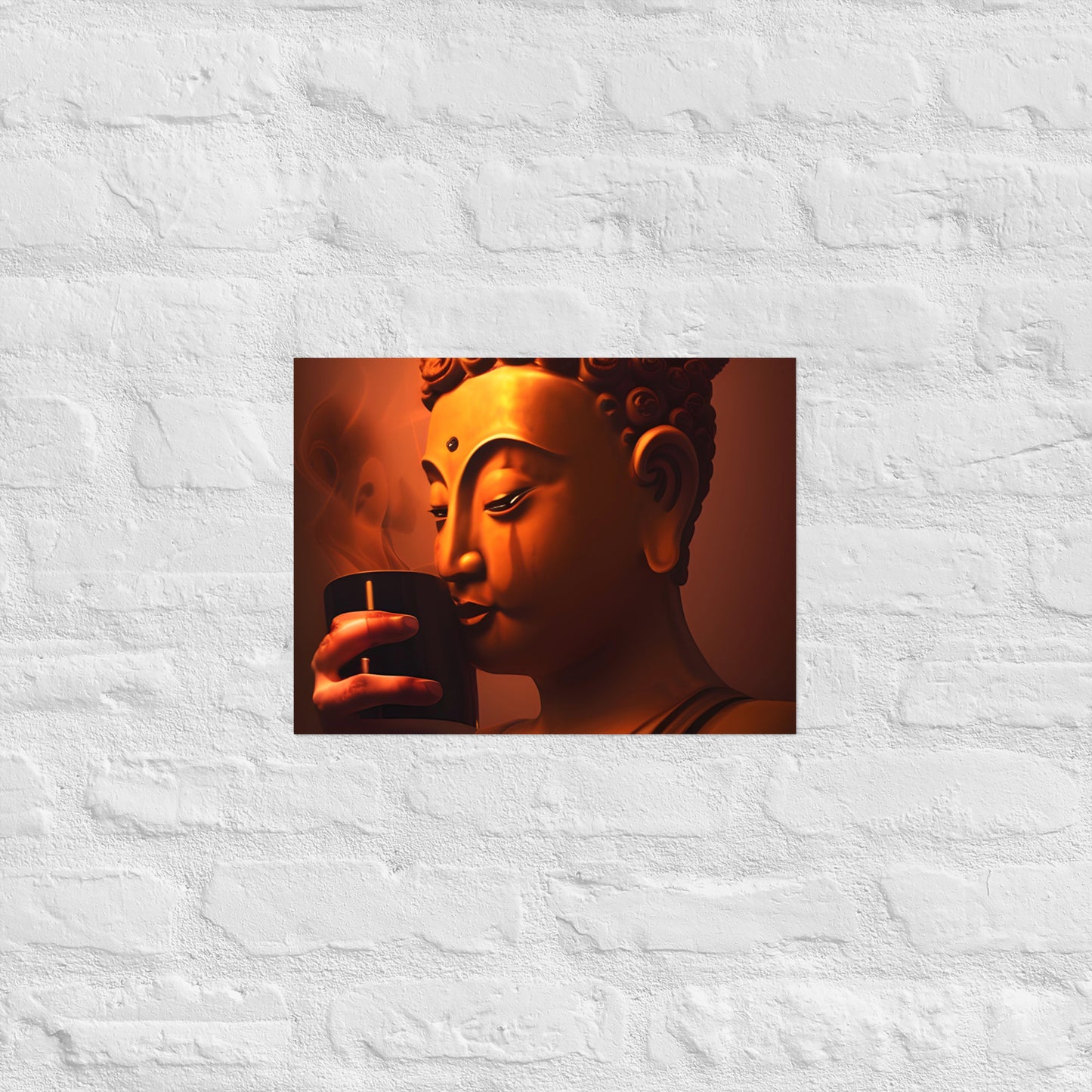 Awakening Aromas: Coffee Enlightenment Poster