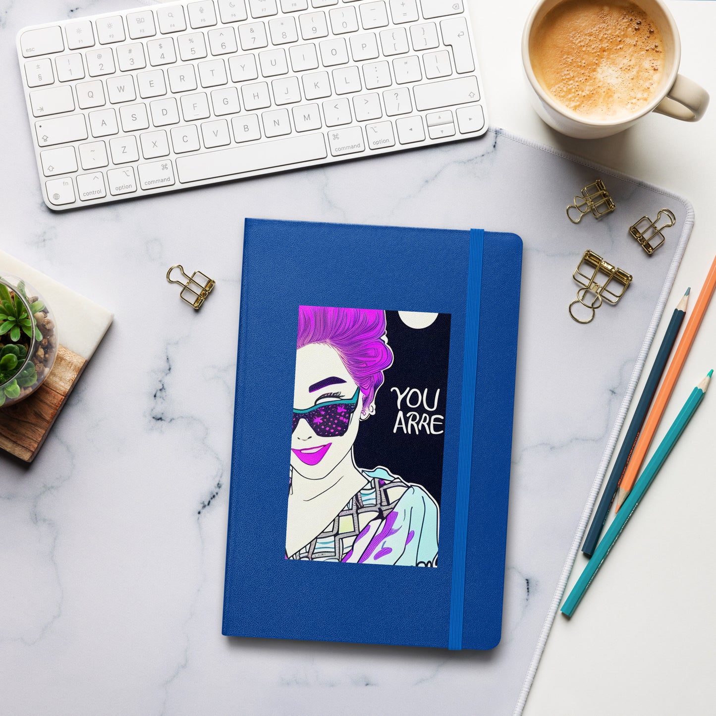 Inspire Your Inner Wordsmith with 'You Are' Hardcover Notebook - Perfect for Creativity and Ideas