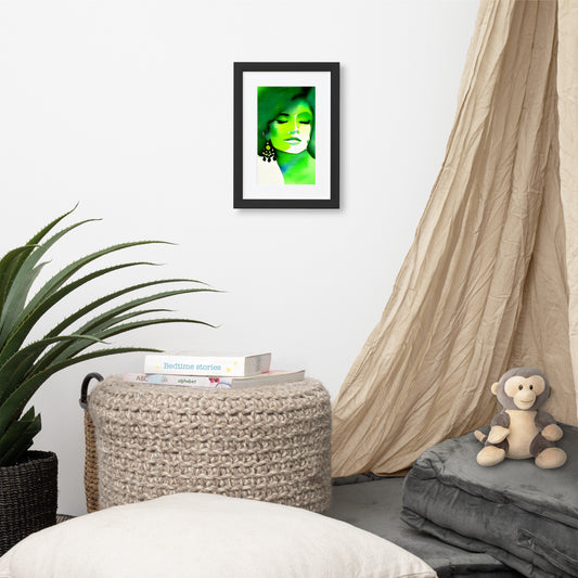 Discover Inner Peace with the Tranquil Green Harmony Poster!