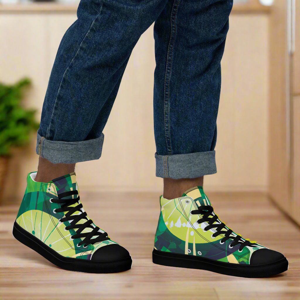 light green shoes