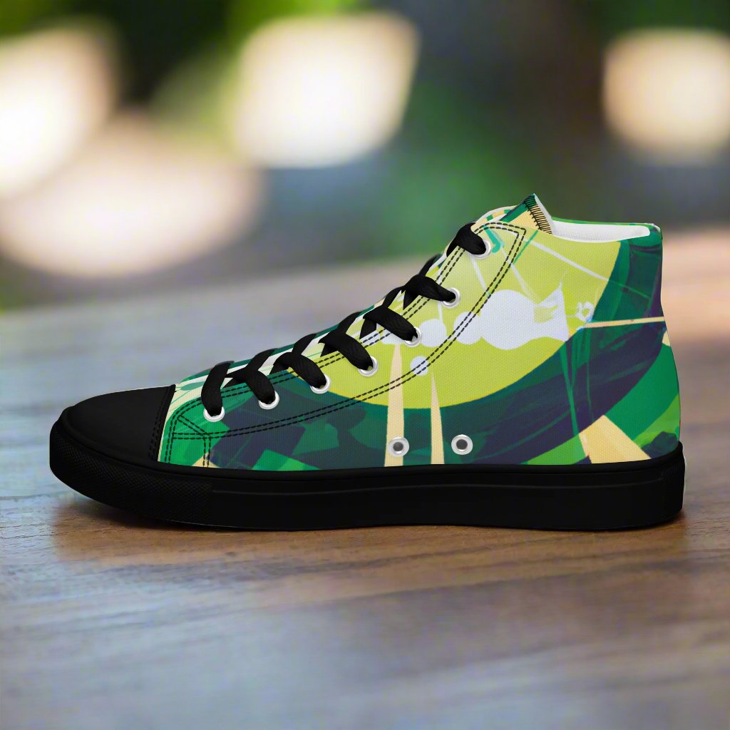 Bold Abstract Canvas Shoes