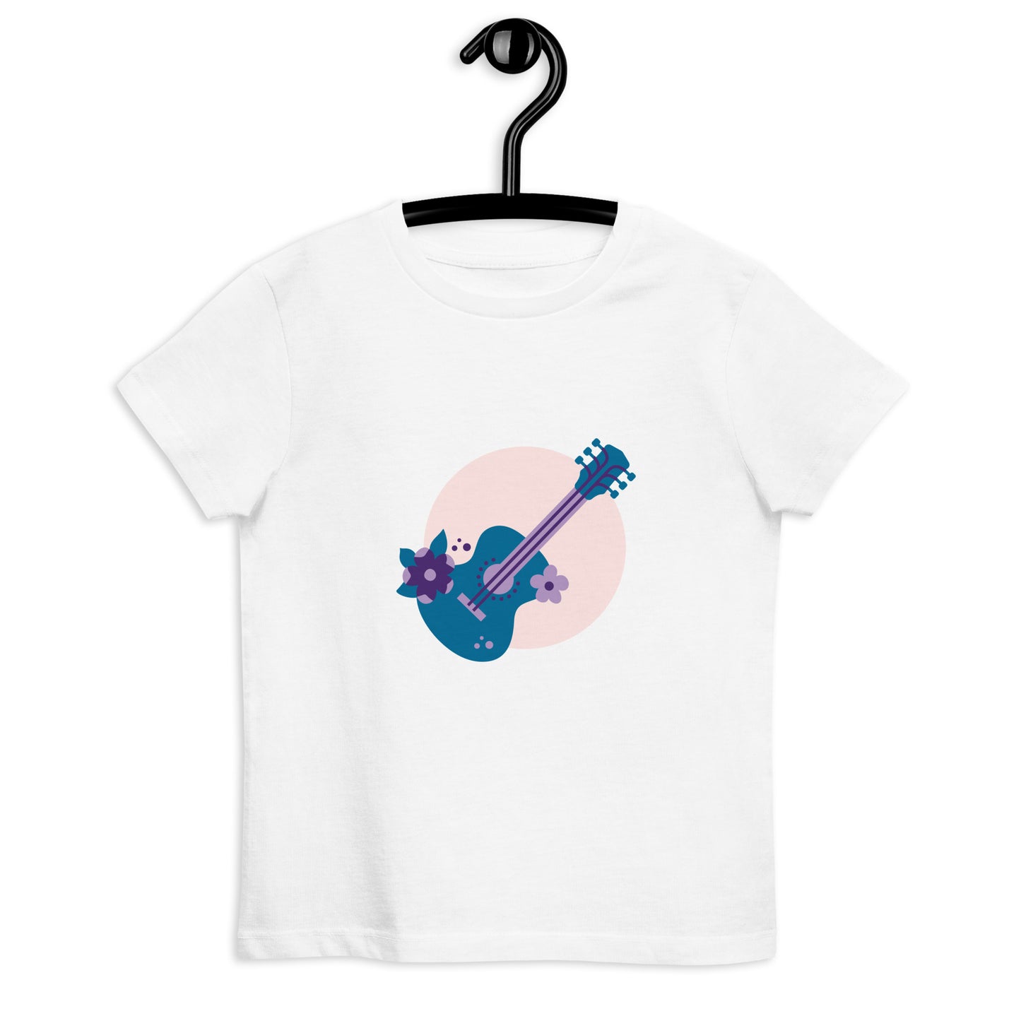 Adorable Guitar & Bear Organic cotton kids t-shirt