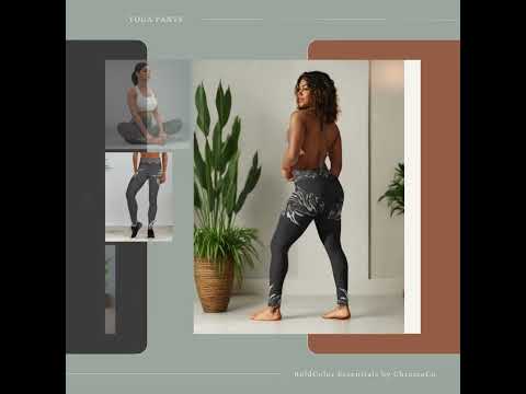 Leggings with phoenix wings - dark grey, Unleash your inner strength With our dark grey yoga leggings featuring a captivating phoenix wing print, you can embrace the allure of the phoenix. 