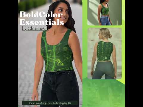 Eco-friendly fashion crop top