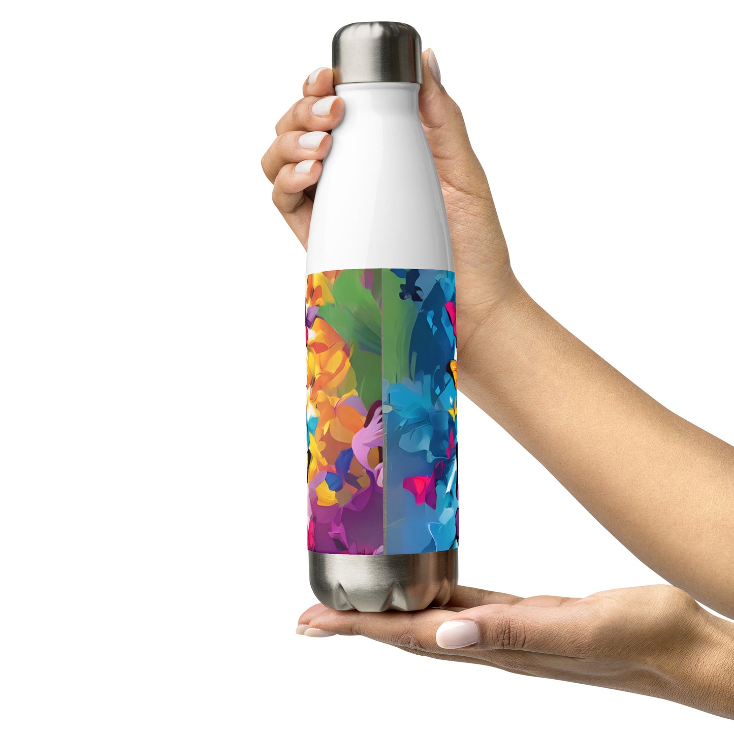 Vibrant Butterfly Stainless Steel Water Bottle - Your Daily Dose of Cheer!