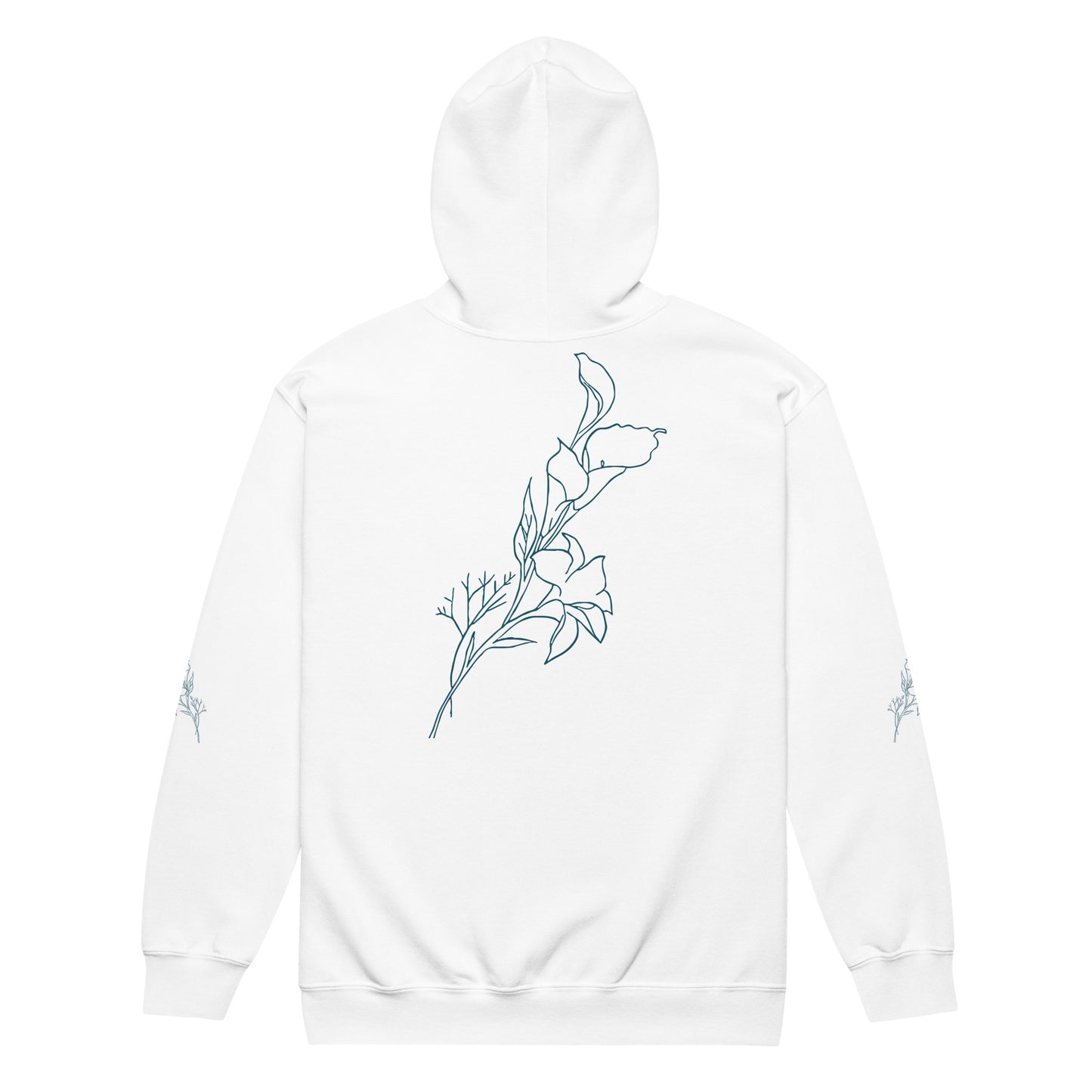 Floral Unisex Zip Hoodie - 5 Unique Styles for Ultimate Comfor