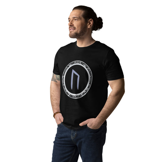 Unisex URUZ Rune Cotton Tee: Eco-Friendly Fashion Statement