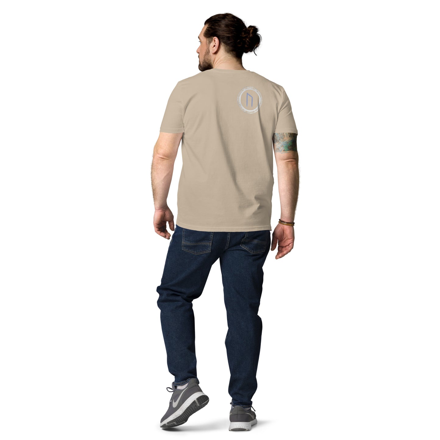 Unisex URUZ Rune Cotton Tee: Eco-Friendly Fashion Statement