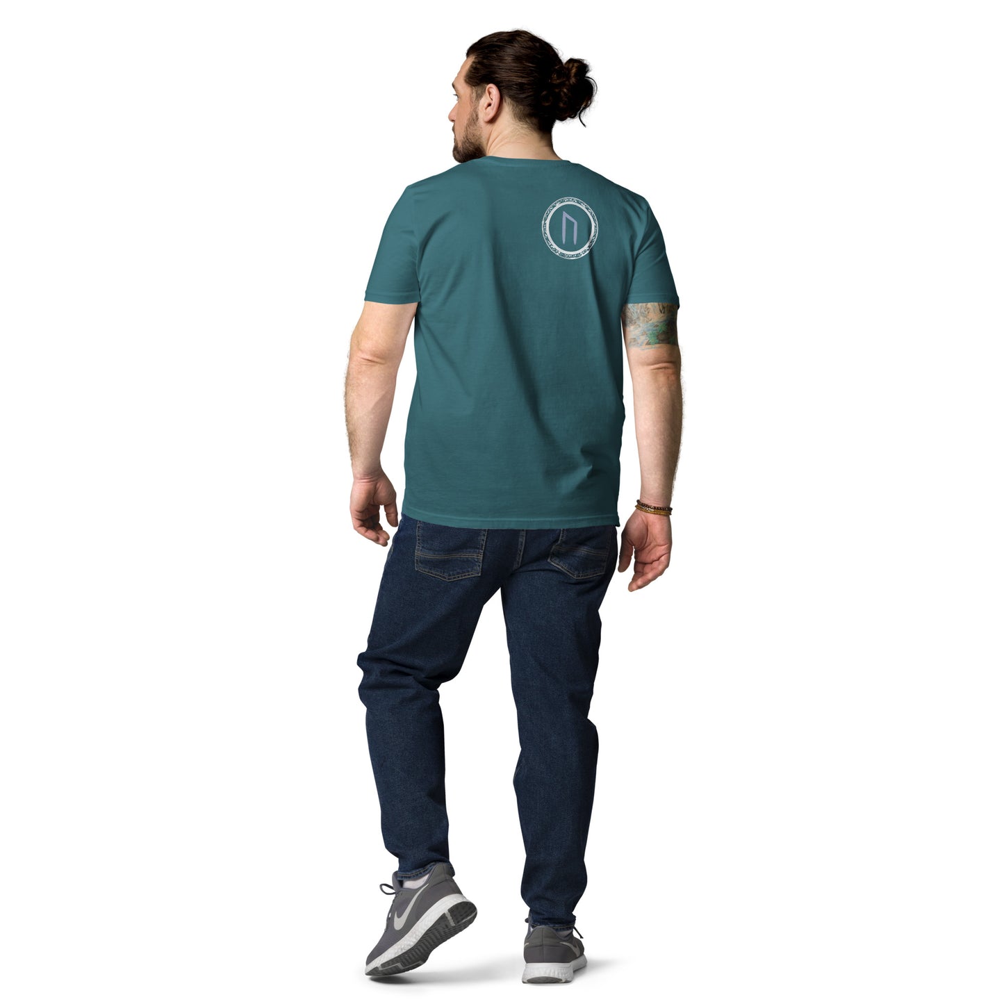 Unisex URUZ Rune Cotton Tee: Eco-Friendly Fashion Statement