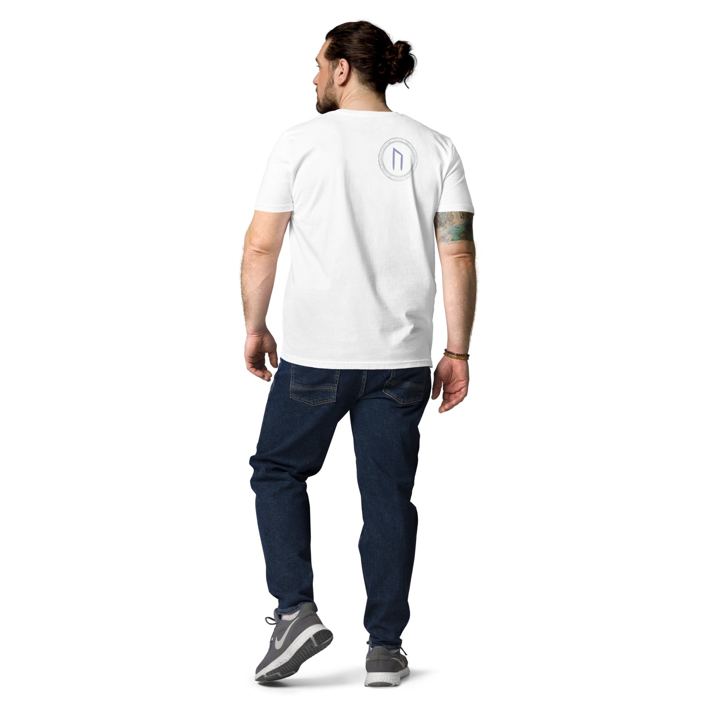 Unisex URUZ Rune Cotton Tee: Eco-Friendly Fashion Statement