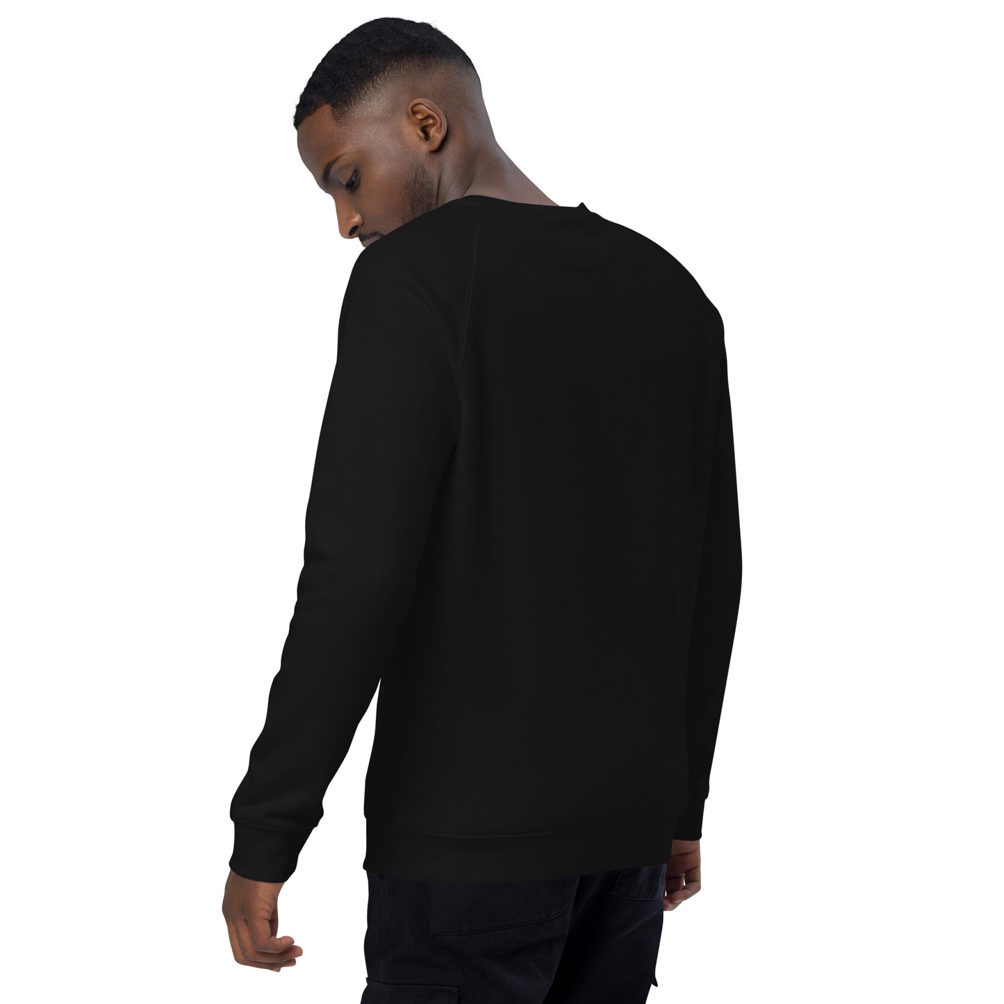 Eco-Friendly Unisex Raglan Sweatshirt: Street Style Meets Comfort