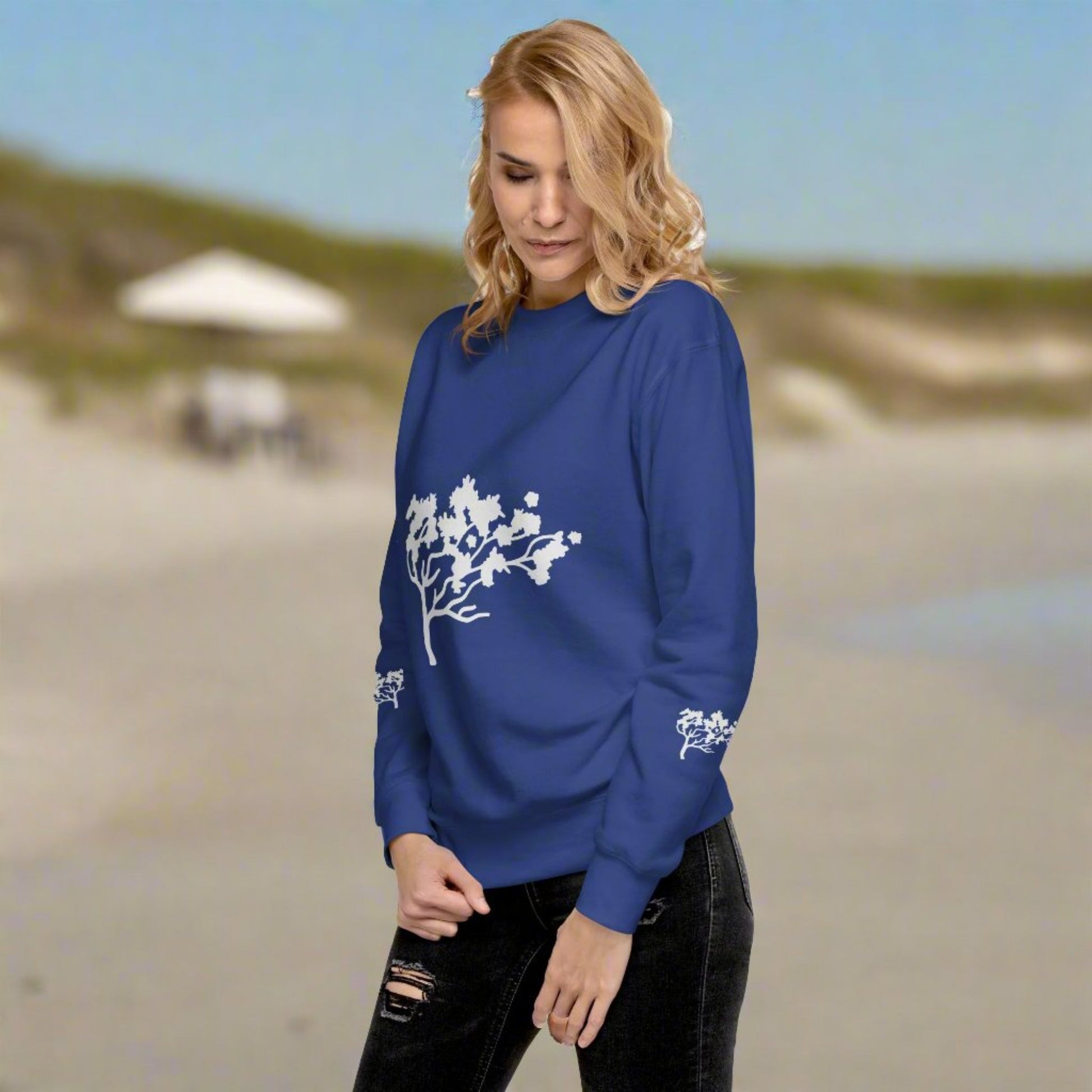 beachy sweatshirt