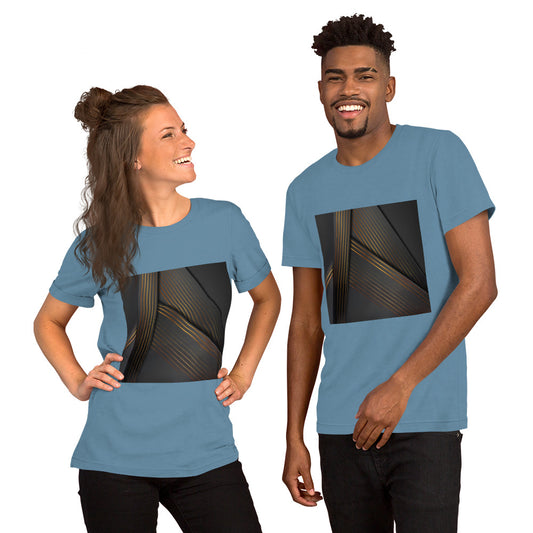 Dark Abstract Triangles Unisex T-Shirt