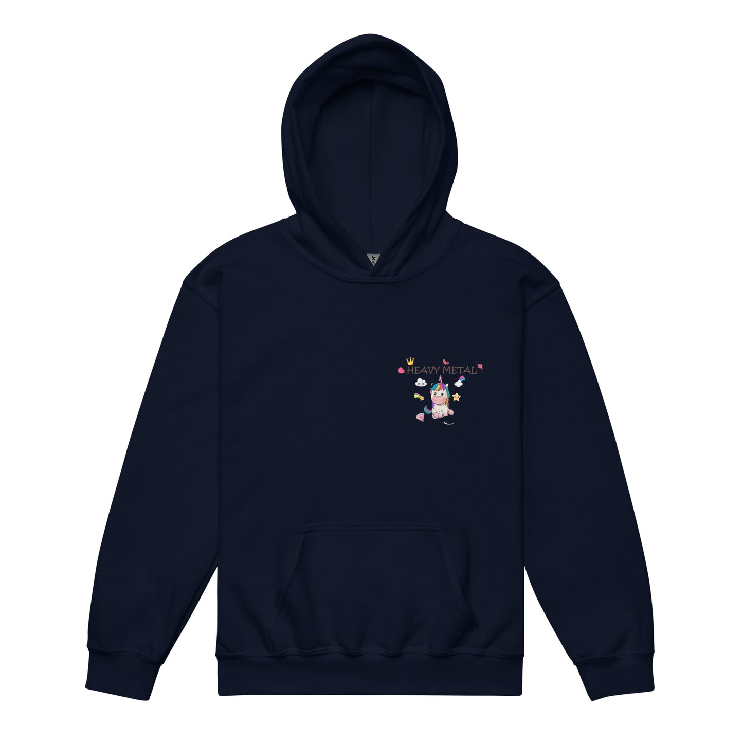 Unicorn Heavy Metal Youth Hoodie