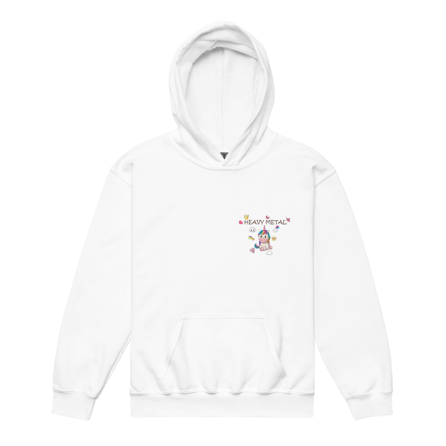 Unicorn Heavy Metal Youth Hoodie