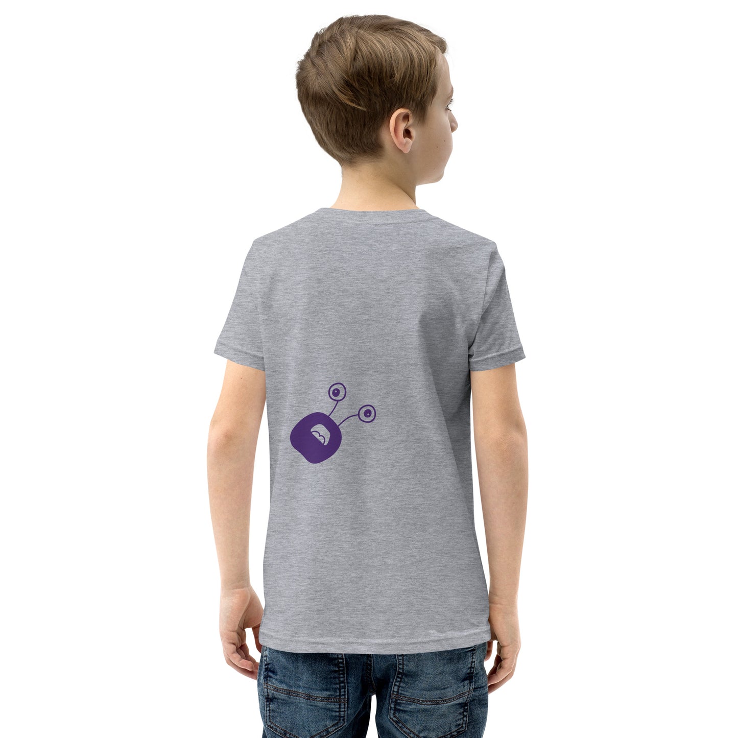 Exciting Youth T-Shirt with Purple Monster - Shop Now!