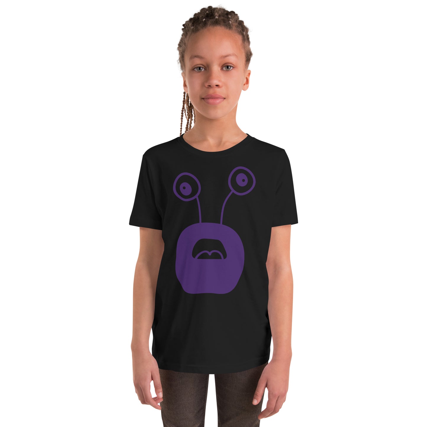 Exciting Youth T-Shirt with Purple Monster - Shop Now!