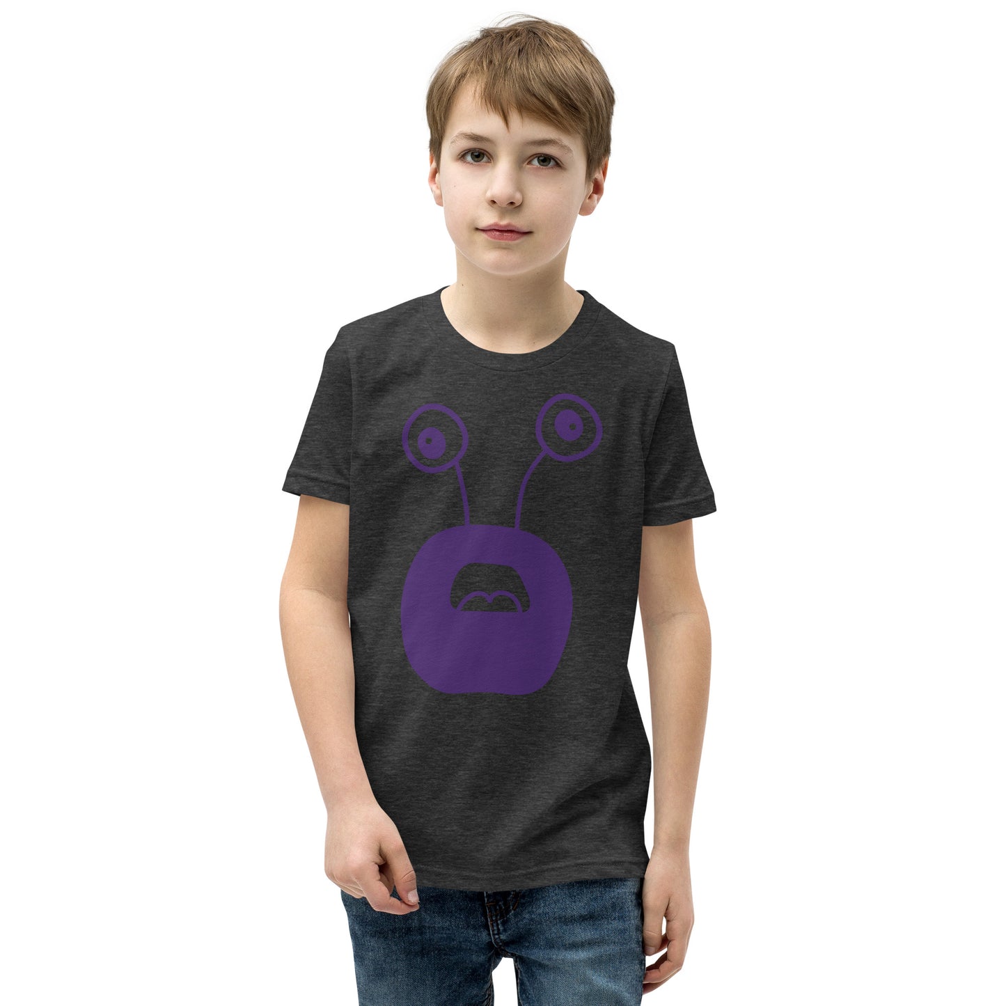 Exciting Youth T-Shirt with Purple Monster - Shop Now!