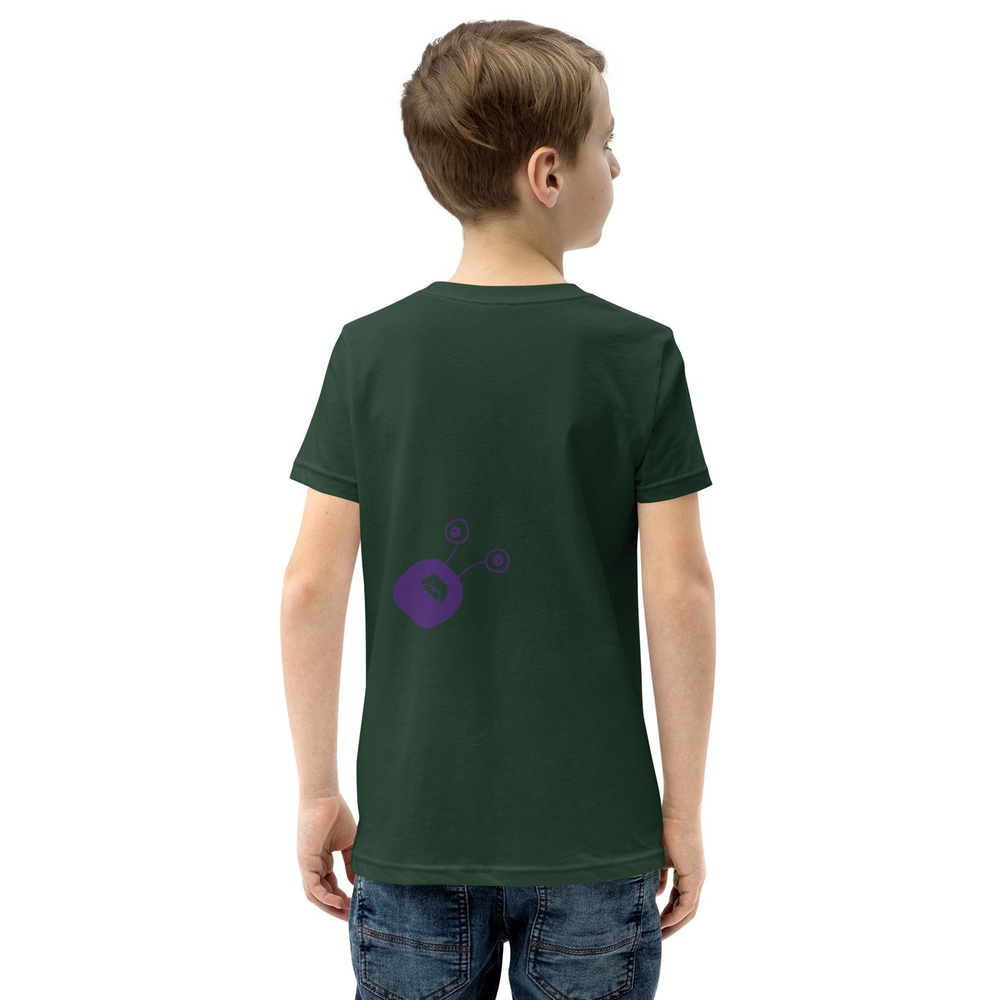 Exciting Youth T-Shirt with Purple Monster - Shop Now!