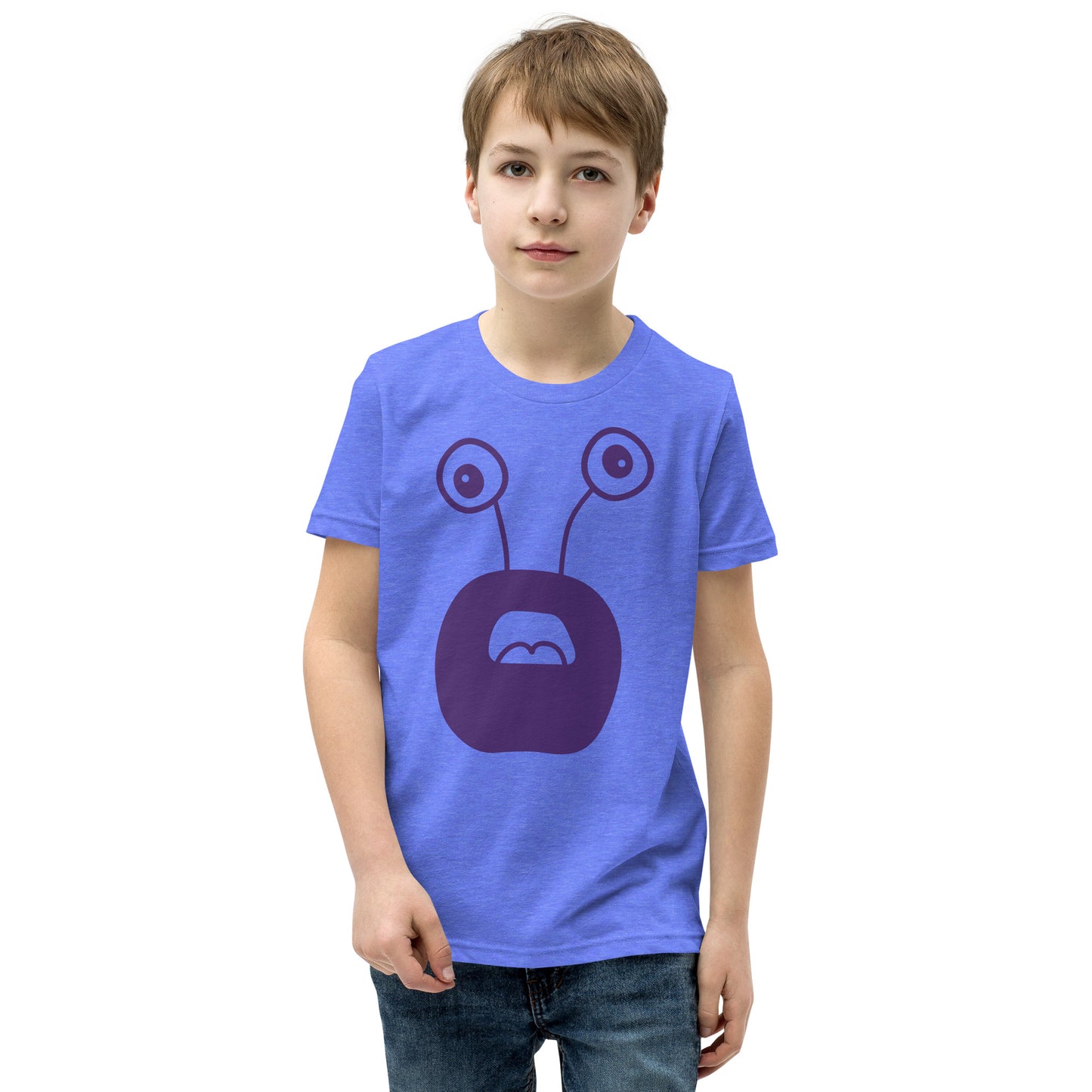 Exciting Youth T-Shirt with Purple Monster - Shop Now!