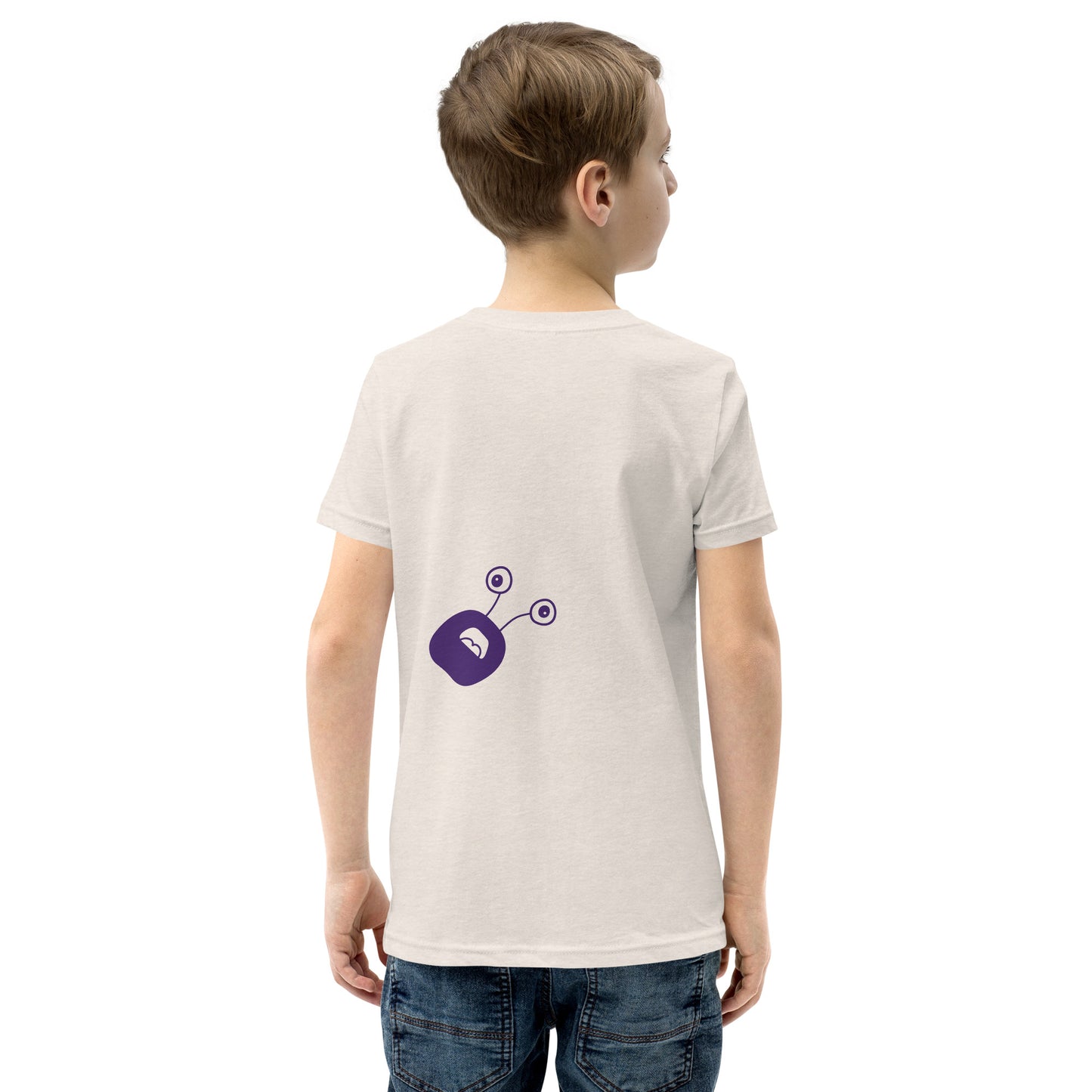 Exciting Youth T-Shirt with Purple Monster - Shop Now!