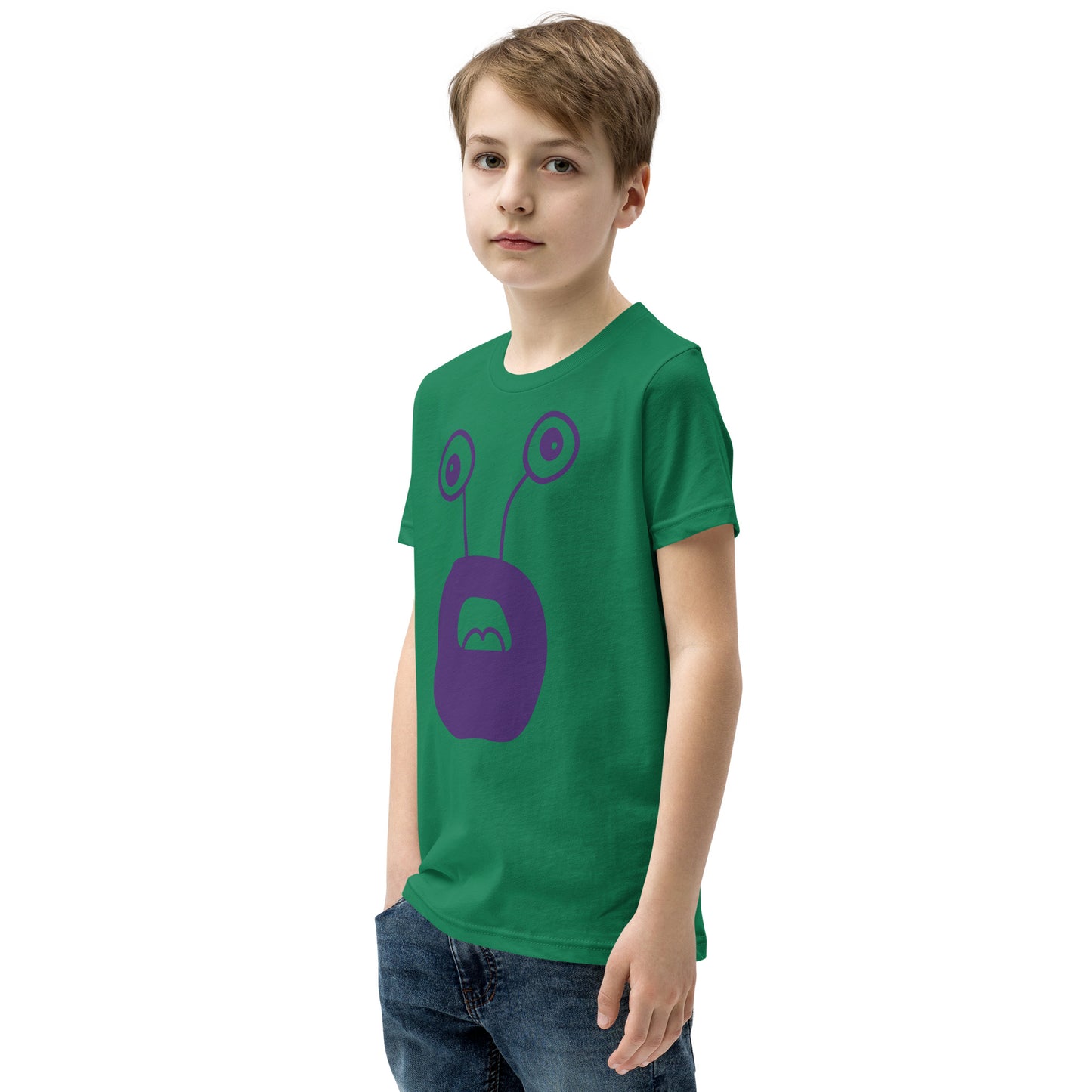 Exciting Youth T-Shirt with Purple Monster - Shop Now!