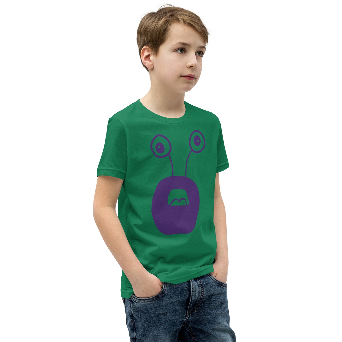 Exciting Youth T-Shirt with Purple Monster - Shop Now!