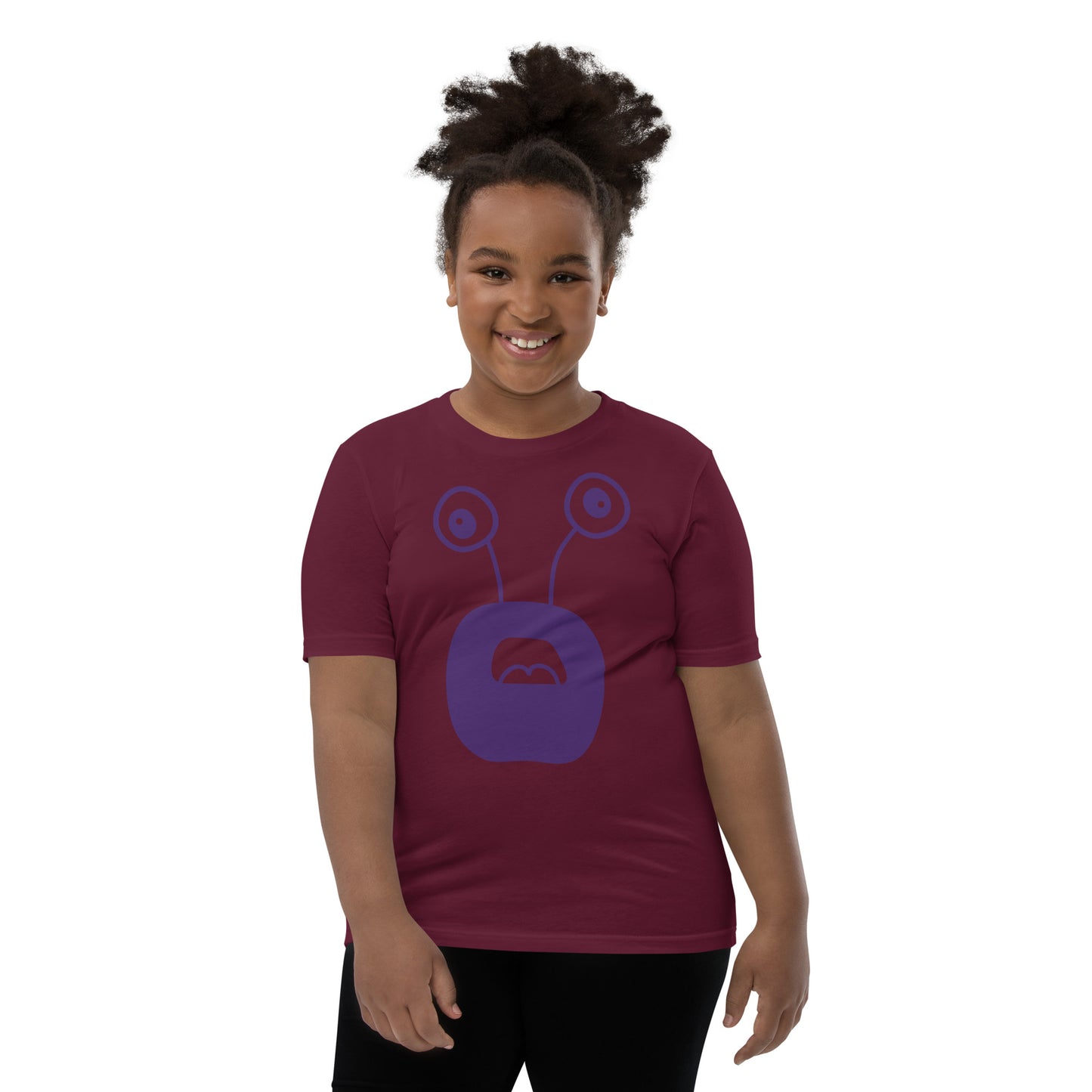 Exciting Youth T-Shirt with Purple Monster - Shop Now!